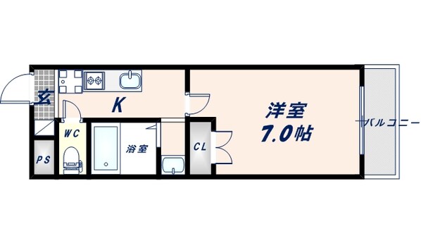 ヴィアルシティ深江の物件間取画像